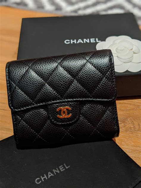 chanel wallet prices|chanel caviar small wallet price.